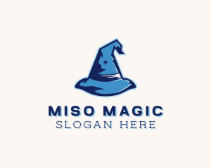 Magician Witch Hat logo design