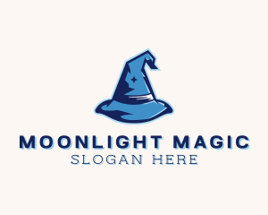 Magician Witch Hat logo design