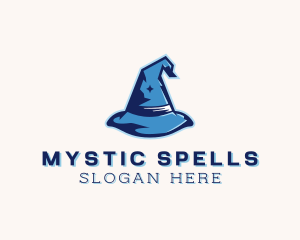 Magician Witch Hat logo design