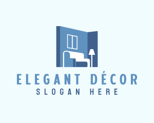 Sofa Furniture Decor logo design