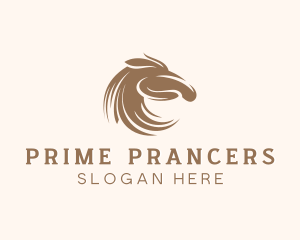 Stallion Horse Equestrian  logo design