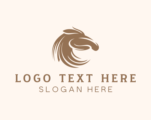 Equestrian logo example 3