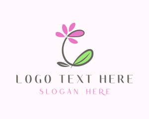 Flower Garden Letter C logo