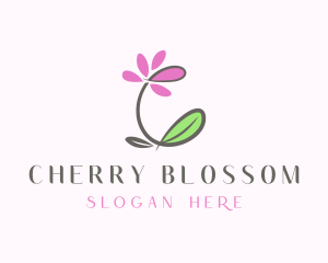 Flower Garden Letter C logo design