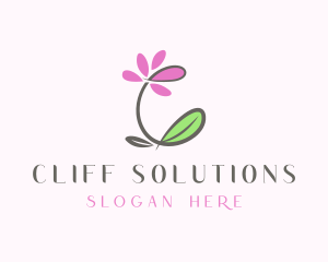 Flower Garden Letter C logo design