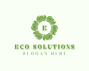 Eco Vegan Garden logo design