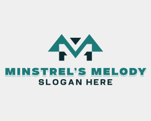 Real Estate Letter M logo design