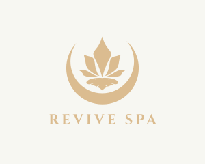 Lotus Moon Massage logo design