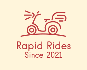 Red Delivery Bike logo