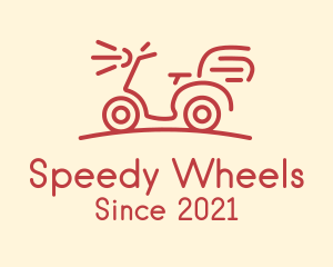 Red Delivery Bike logo