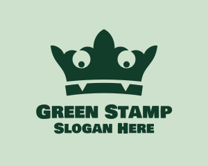 Green Monster Crown  logo design