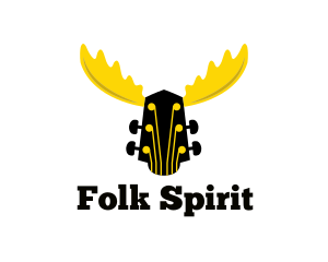 Moose Guitar Instrument logo