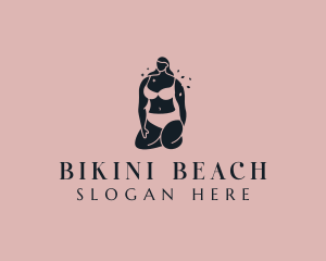 Woman Body Underwear logo design