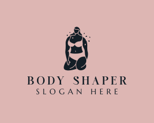 Woman Body Underwear logo design