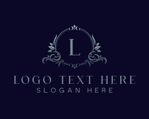 Elegant Floral Crest logo