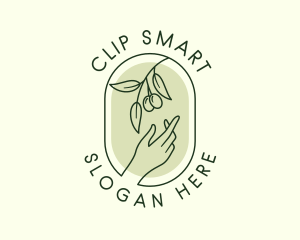 Olive Branch Gardening Hand logo design