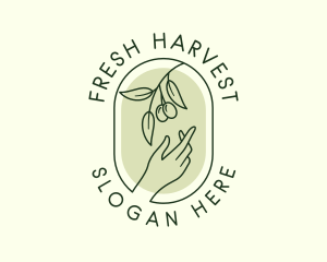 Olive Branch Gardening Hand logo