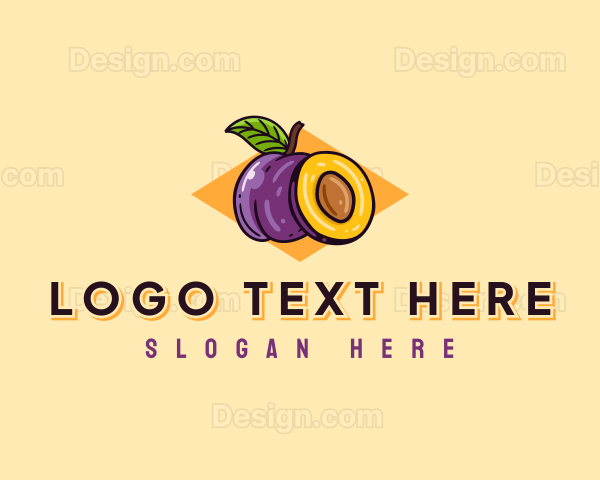 Beach Plum Fruit Logo