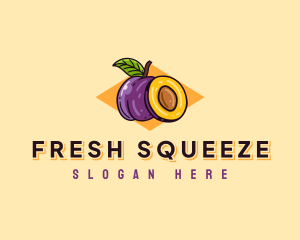 Beach Plum Fruit logo design