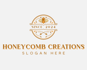 Natural Honey Beekeeper logo design