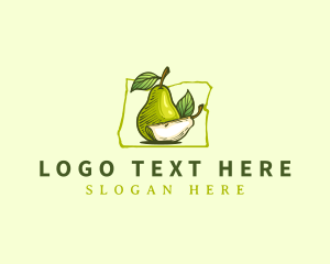 Juicy Pear Fruit logo