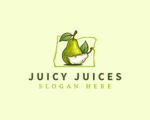 Juicy Pear Fruit logo