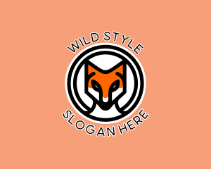 Wild Fox Face logo design