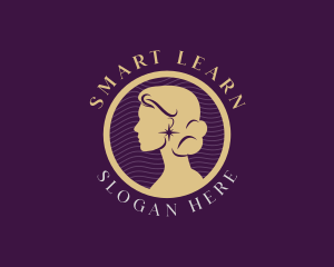 Elegant Woman Portrait Logo