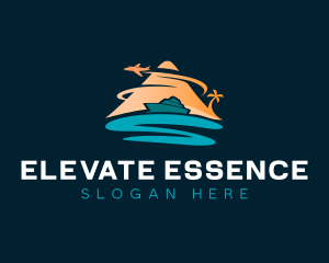 Airplane Cruise Vacation Travel Logo