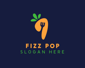 Fork Carrot Restaurant logo design