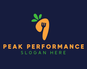 Fork Carrot Restaurant logo design