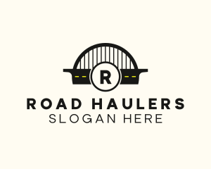 Road Bridge Lettermark logo design