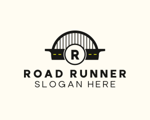 Road Bridge Lettermark logo design