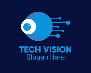 Blue Eye Tech Webcam logo design