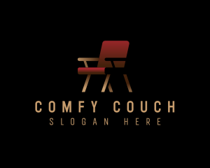 Armchair Furniture Decor logo design