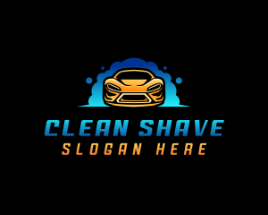 Bubble Car Cleaning logo design