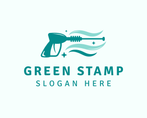 Green Pressure Washing logo design