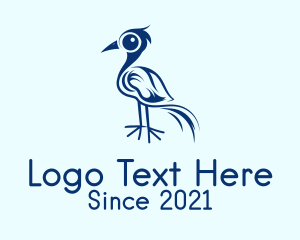 Blue Wild Bird  logo