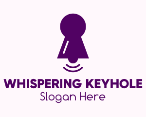 Purple Keyhole Notification  logo