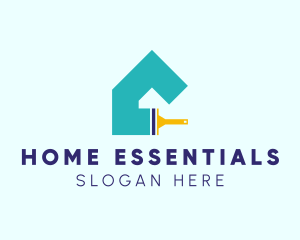 Home Renovation Paint logo design