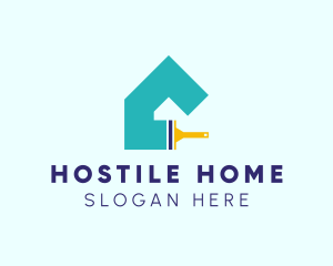 Home Renovation Paint logo design