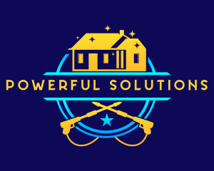 Power Washer Sanitation Maintenance  logo design