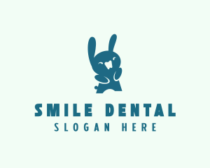 Bunny Rabbit Dentistry logo design