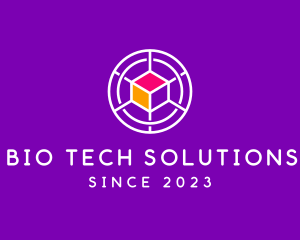 Digital Tech Cube  logo design