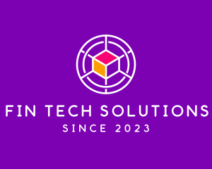 Digital Tech Cube  logo design