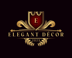 Elegant Crest Ornament logo design