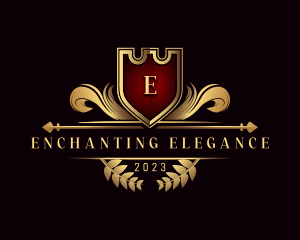 Elegant Crest Ornament logo design