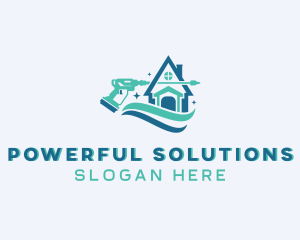 Sparkling Residential Home  logo design