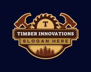 Woodwork Hammer Saw logo