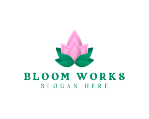 Lotus Petals Garden  logo design